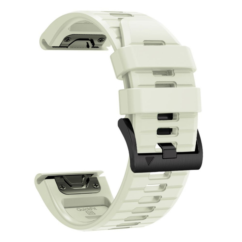 Tech-Protect silikoninen kellonranneke Garmin Fenix 5 / 6 / 6 Pro / 7 / 8 / 8 Pro / E / 9 / 9 Pro 47 mm, Stone Grey