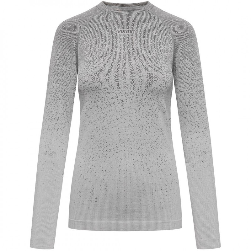 Viking Altis Lady Set naisten merinovillainen aluskerrasto, harmaa, S