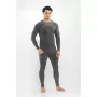 Viking Altis Man Set miesten merinovillainen aluskerrasto, musta, XL