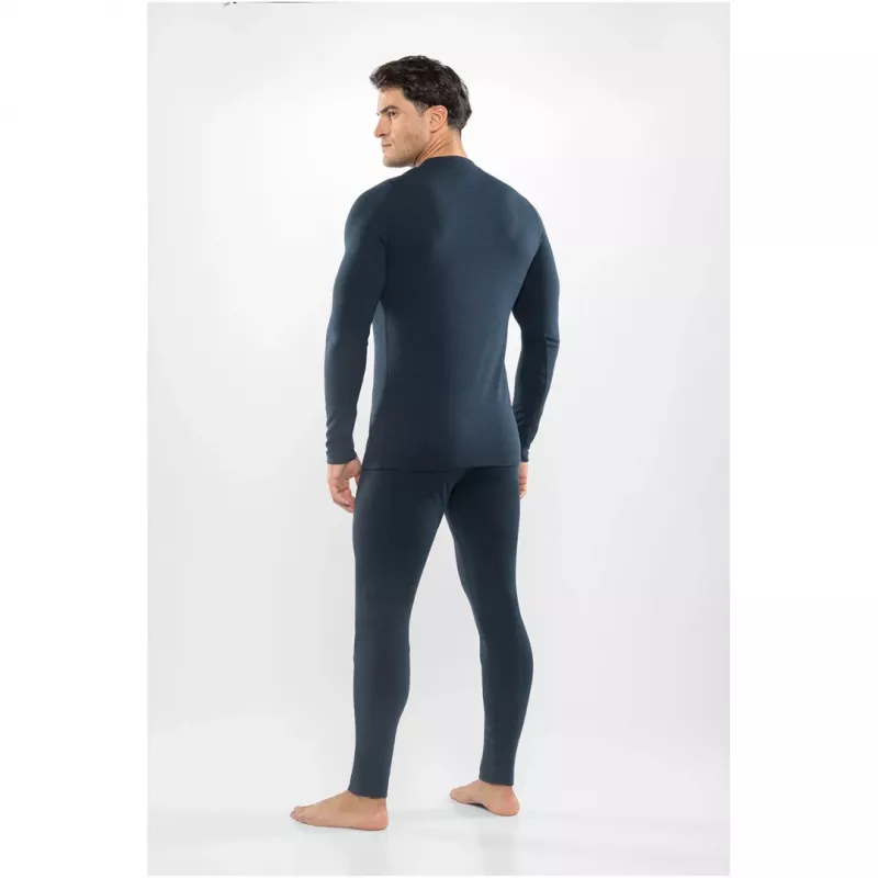 Viking Meriboo Man Set miesten merinovillainen aluskerrasto, laivastonsininen, L