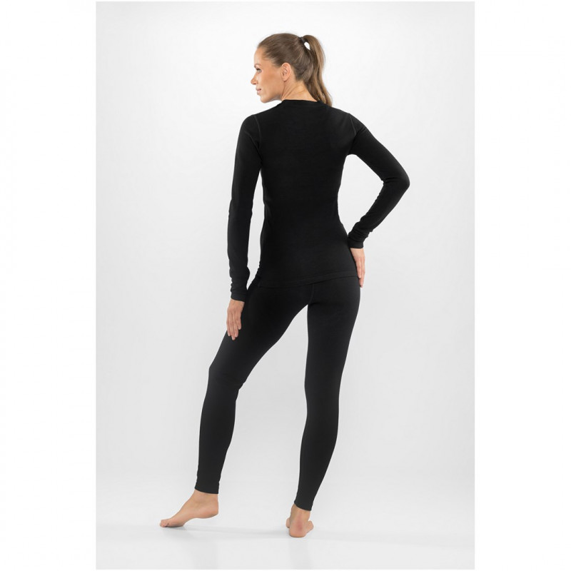 Viking Meriboo Lady Set Merino naisten aluskerrasto, musta, S