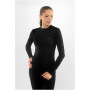 Viking Meriboo Lady Set Merino naisten aluskerrasto, musta, M