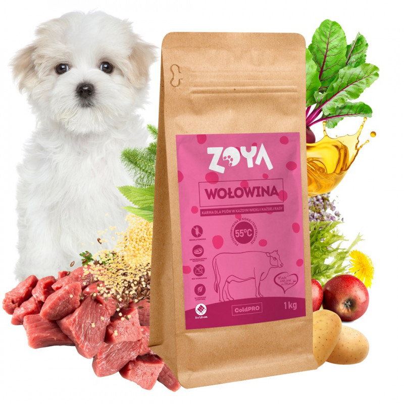 ZOYA ColdPRO Beef kuivaruoka koirille, 1 kg