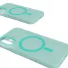 Puro Daylight MagSafe -silikonikuori iPhone 16:lle, vihreä