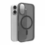 Puro Daylight MagSafe -silikonikuori iPhone 16 Plus -puhelimelle, musta