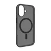 Puro Daylight MagSafe -silikonikuori iPhone 16 Plus -puhelimelle, musta