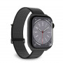 Puro Nylon Sport -ranneke PUR643 Apple Watch 40/41/42 mm:lle, musta