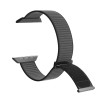 Puro Nylon Sport -ranneke PUR643 Apple Watch 40/41/42 mm:lle, musta