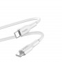 Puro ICON Soft USB-C - USB-C -kaapeli PUR671, 1,5 m, valkoinen