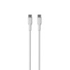 Puro ICON Soft USB-C - USB-C -kaapeli PUR671, 1,5 m, valkoinen