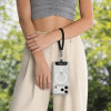 Tech-Protect C10S Rope Crossbody & Wrist Phone Strap Set, musta/titaani