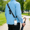 Tech-Protect C9S Rope Crossbody -puhelimen olkahihna, musta