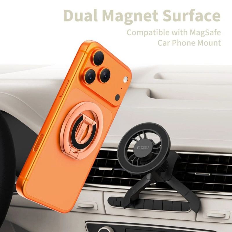 Tech-Protect MMR400 Lamano Magnetic MagSafe -puhelinrengas, ruusukulta