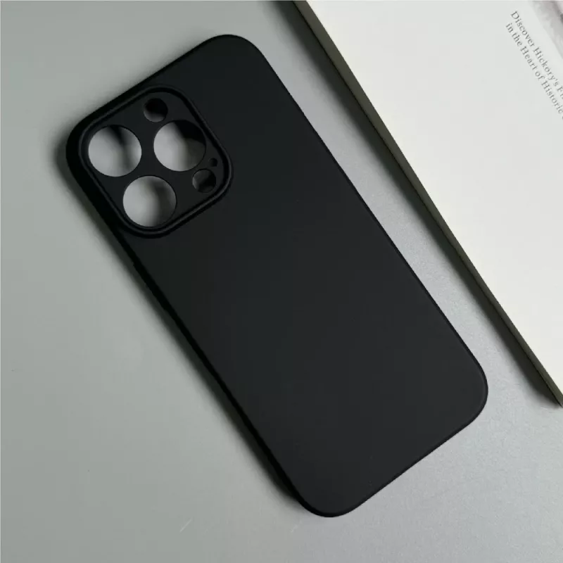 Hurtel Soft Case iPhone 16 Pro Max -suojakotelo, musta