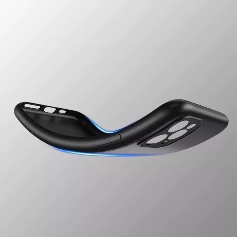 emMobi TPU-kuori LT.SAMA36.S-BL Samsung Galaxy A36 5G:lle, musta