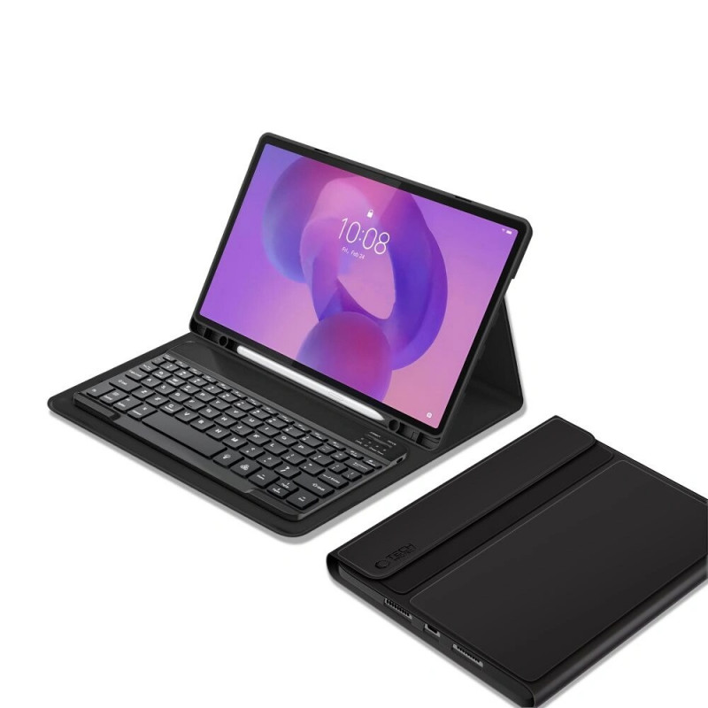 Tech-Protect SmartCase Pen + Keyboard Lenovo Idea Tab Plus 12.1 (TB-361) -laitteelle, musta