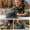 Tech-Protect Kevlar Pro -tablettikotelo Samsung Galaxy Tab S9 11.0 / S10 FE / S10 Lite 10.9 -laitteelle (X710 / X716B / X520 / X526 / X400 / X406B), musta