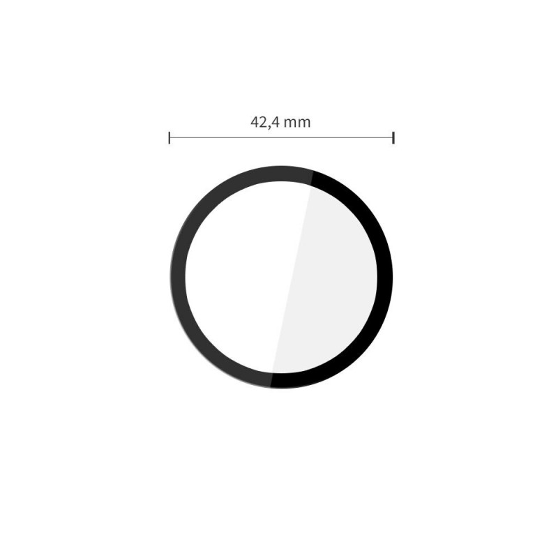 Tech-Protect Glass Flex+ hybridilasi Garmin Venu 4 45 mm:lle, musta (2 kpl)