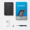 Orico D2SS-6G -asemusovitin 2.5" → 3.5", SATA III, musta