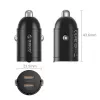 Orico MiniRing MR-30-2C 30W 2x USB-C -autolaturi, musta