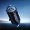 Orico MiniRing MR-30-2C 30W 2x USB-C -autolaturi, musta
