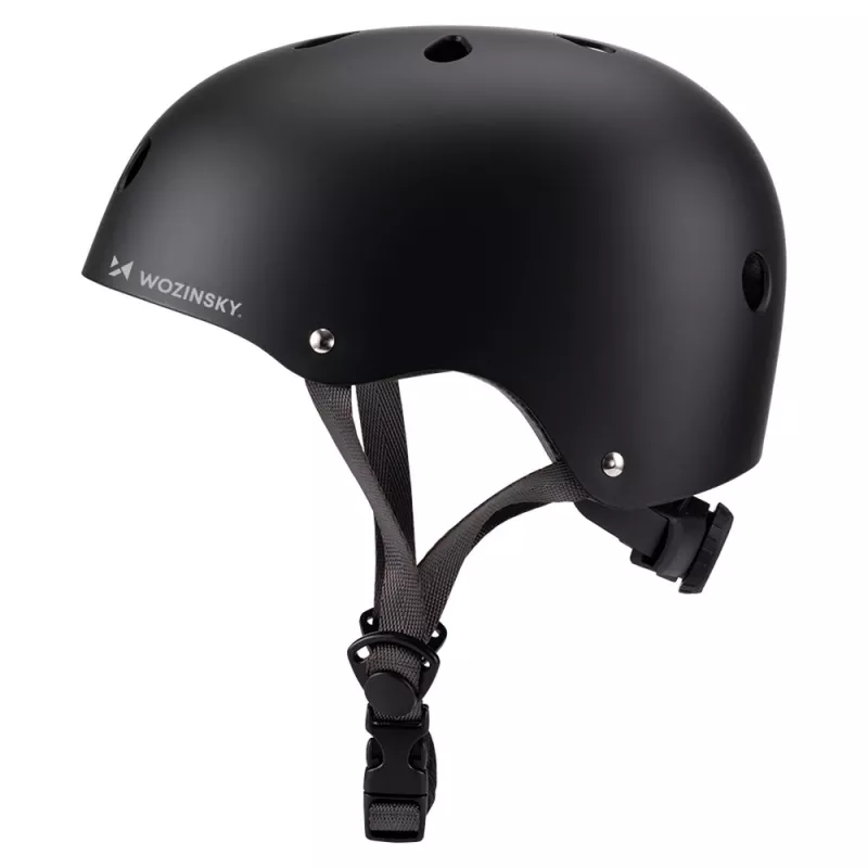 Wozinsky Kevyt BMX-/potkulautakypärä, koko S (48-52 cm), musta