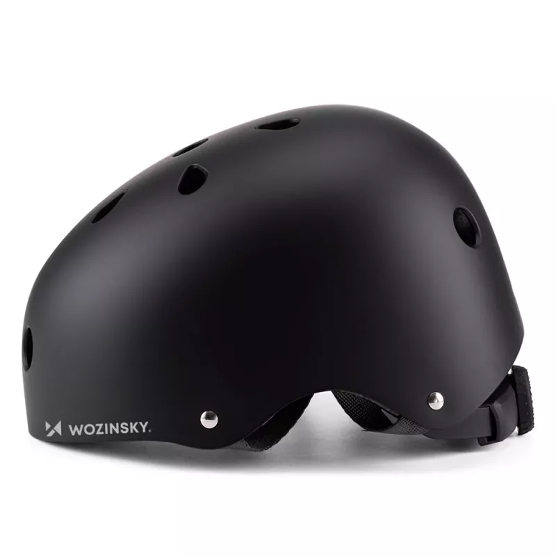 Wozinsky Kevyt BMX-/potkulautakypärä, koko S (48-52 cm), musta