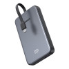 UGREEN PB526 10000mAh 20W varavirtalähde sisäänrakennetulla USB-C-kaapelilla