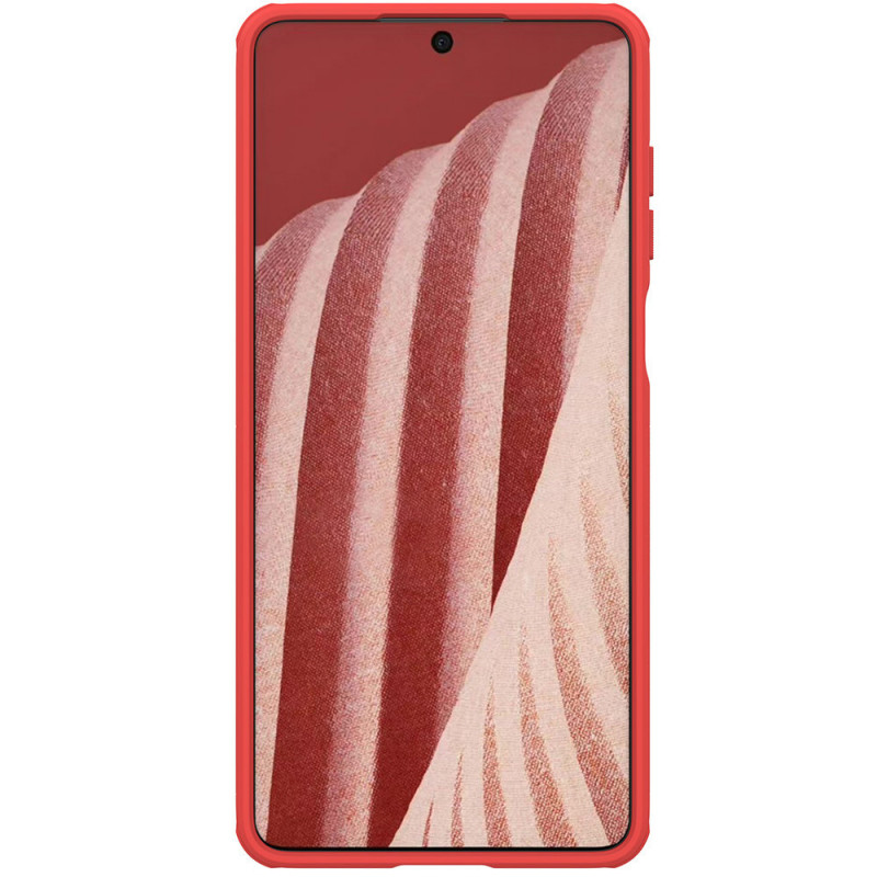 Nillkin Super Frosted Shield Pro -suojakotelo Samsung Galaxy A73 -puhelimelle, punainen