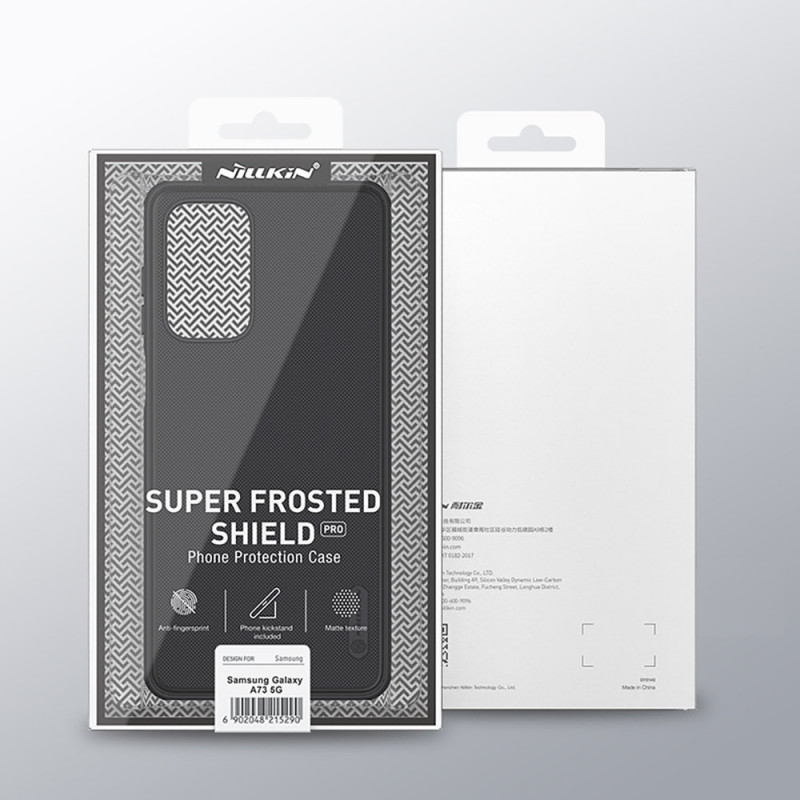 Nillkin Super Frosted Shield Pro -suojakotelo Samsung Galaxy A73 -puhelimelle, punainen