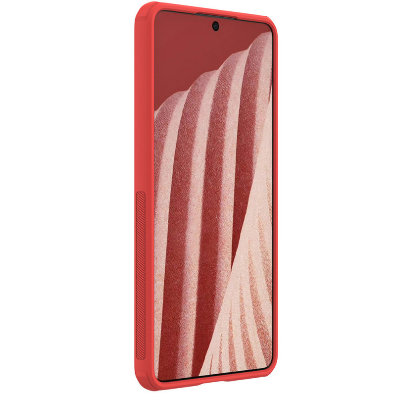 Nillkin Super Frosted Shield Pro -suojakotelo Samsung Galaxy A73 -puhelimelle, punainen
