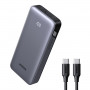 UGREEN PB532 20000mAh 30W kaksisuuntainen pikalataus varavirtalähde, 2x USB-C, USB-A, harmaa