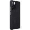[CR] Nillkin Qin-suojakotelo Xiaomi Mi 11i HyperCharge / Redmi Note 11 Pro (China) -puhelimelle, musta (kuluttajapalautus)