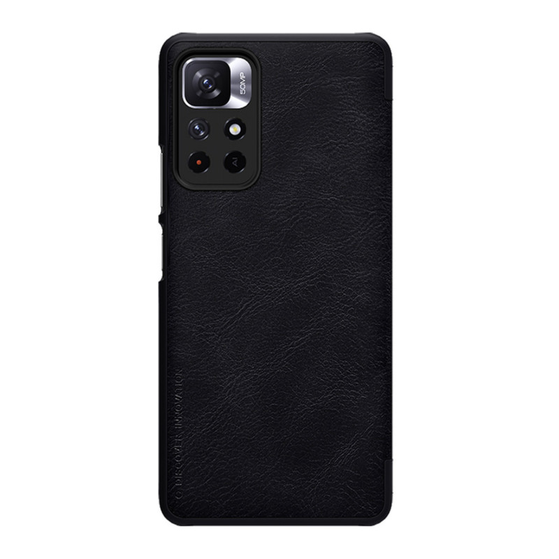 Nillkin Qin-suojakotelo Xiaomi Redmi Note 11T 5G / Poco M4 Pro 5G -puhelimelle, musta