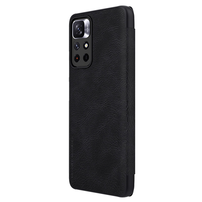 Nillkin Qin-suojakotelo Xiaomi Redmi Note 11T 5G / Poco M4 Pro 5G -puhelimelle, musta
