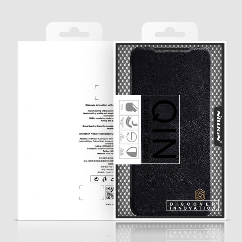 Nillkin Qin-suojakotelo Xiaomi Redmi Note 11T 5G / Poco M4 Pro 5G -puhelimelle, musta
