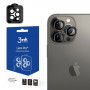 3MK Lens Protection Pro Apple iPhone 13 Pro / 13 Pro Max -kameran linssinsuojalasi, grafiitinharmaa