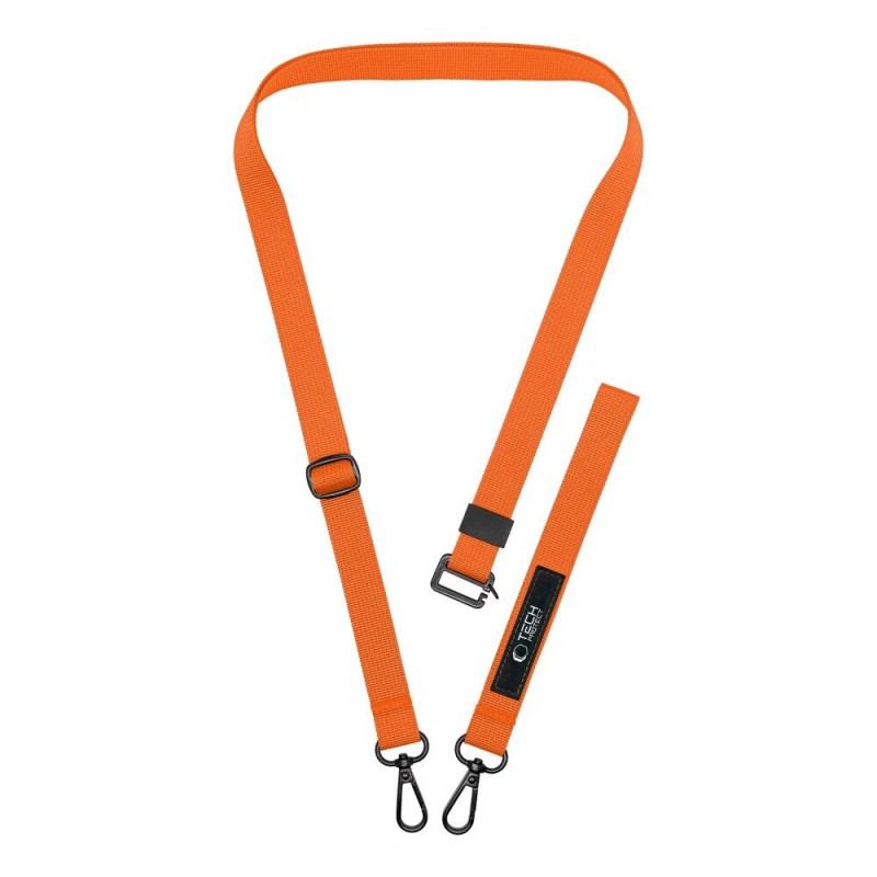 Tech-Protect C6S Rope Crossbody -puhelinranneke, Cosmic Orange