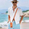 Tech-Protect C6S Rope Crossbody -puhelinranneke, Cosmic Orange