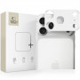 Tech-Protect Camalloy Fit+ -kameransuojus Apple iPhone 17 Pro -puhelimelle, hopea