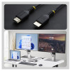 StarTech.com HDMI21-CBL-SLIM-1M Ultra High Speed HDMI 2.1 -kaapeli, 1 m, musta