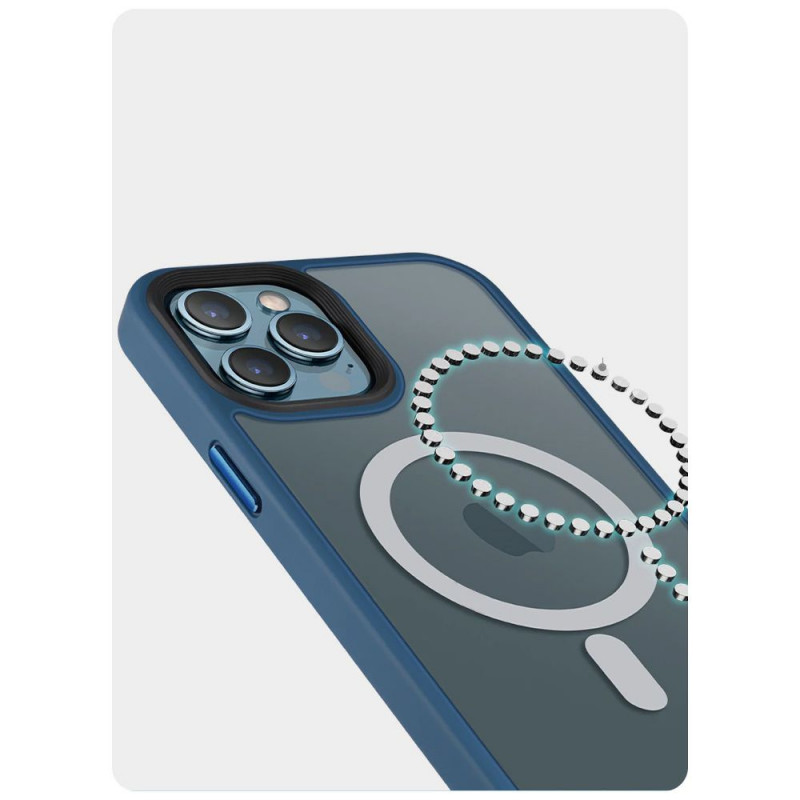 Tech-Protect Magmat MagSafe -suojakotelo Apple iPhone 12/12 Pro -puhelimelle, matta musta