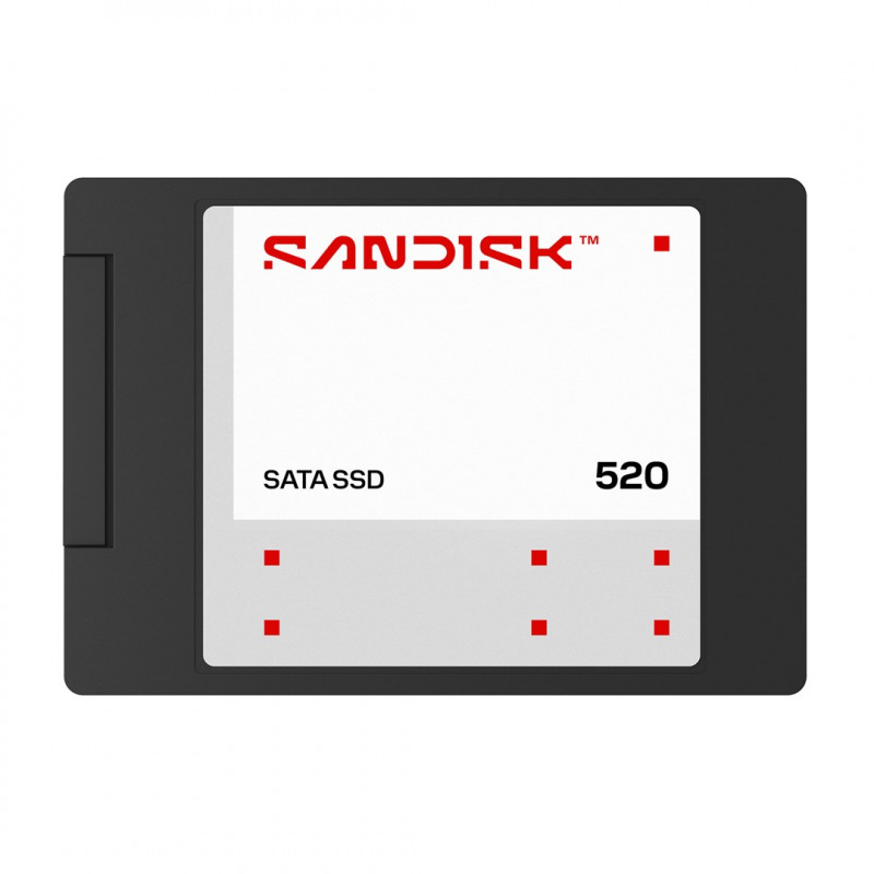 SanDisk 520 SSD 500 GB, 2,5", SATA III, sisäinen
