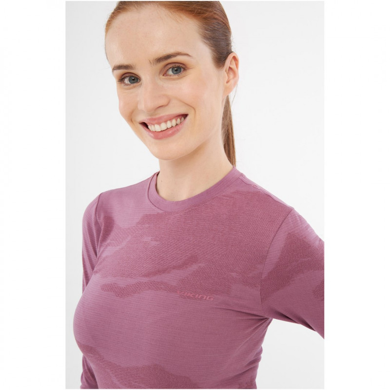 Viking Gasher Lady Set Merino naisten alusasu, pinkki, L