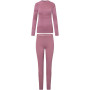 Viking Gasher Lady Set Merino naisten alusasu, pinkki, M