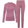 Viking Gasher Lady Set Merino naisten alusasu, pinkki, S