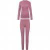 Viking Gasher Lady Set Merino naisten alusasu, pinkki, S