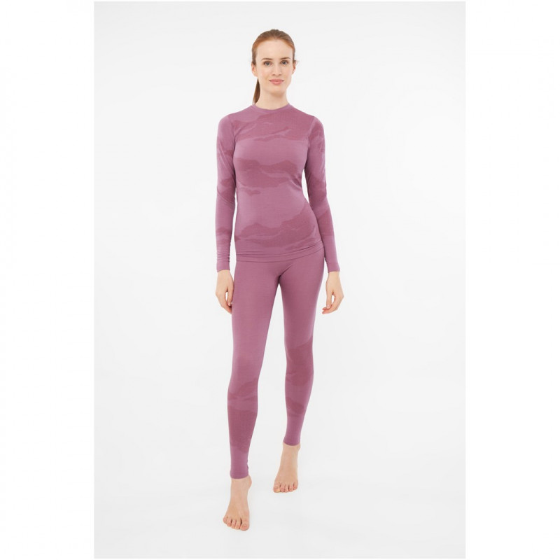 Viking Gasher Lady Set Merino naisten alusasu, pinkki, S