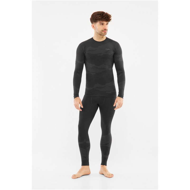 VIKING Gasher Man Set Merino miesten termoalusasu, koko L, musta
