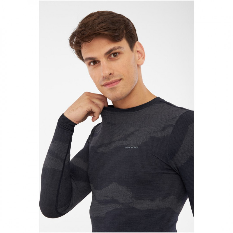 VIKING Gasher Man Set Merino miesten alusasu, koko M, laivastonsininen